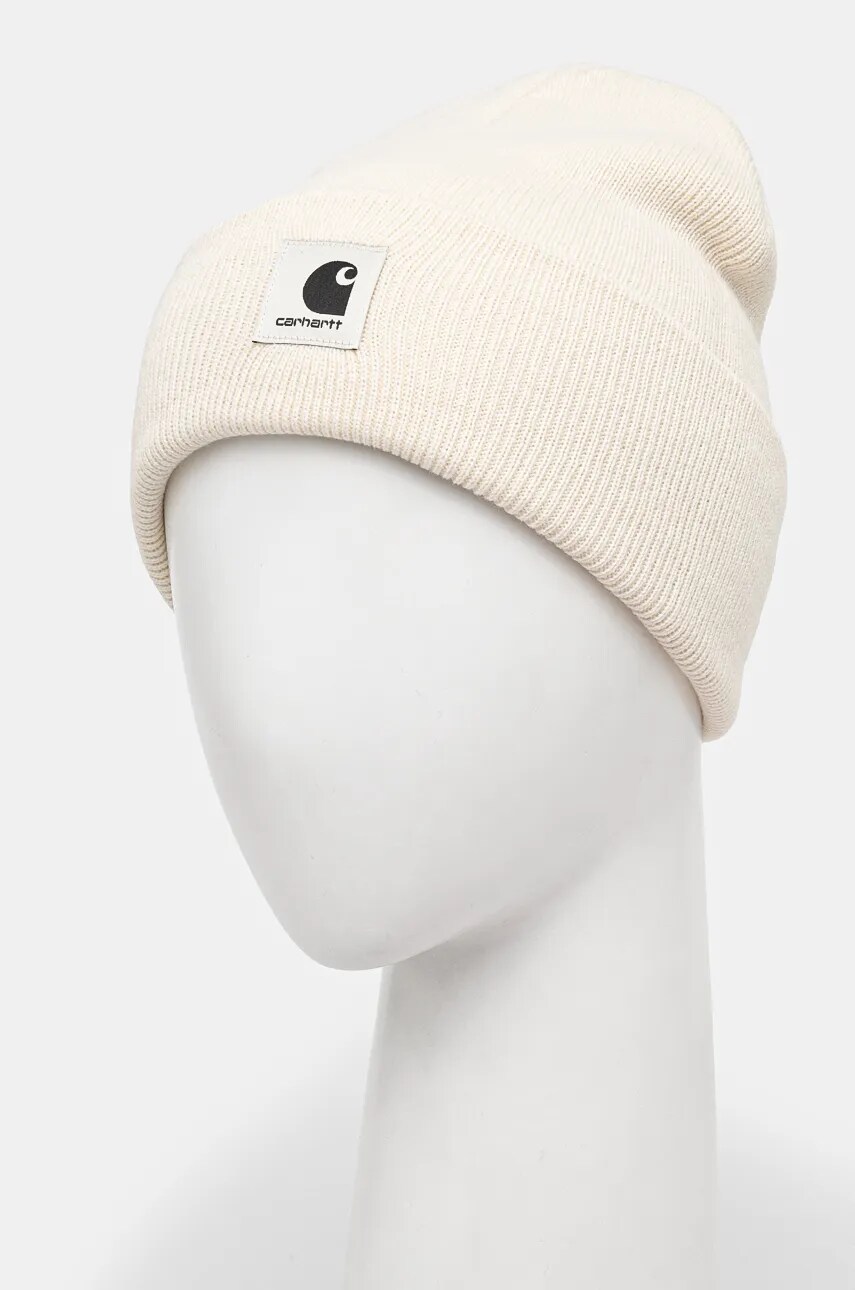 Carhartt WIP beanie Ashley Beanie beige color I031970.05XX at PRM US