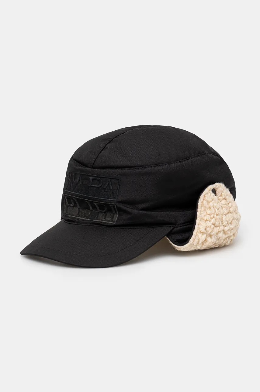 Napapijri baseball cap F-Aviator black color smooth NP0A4I9G0411