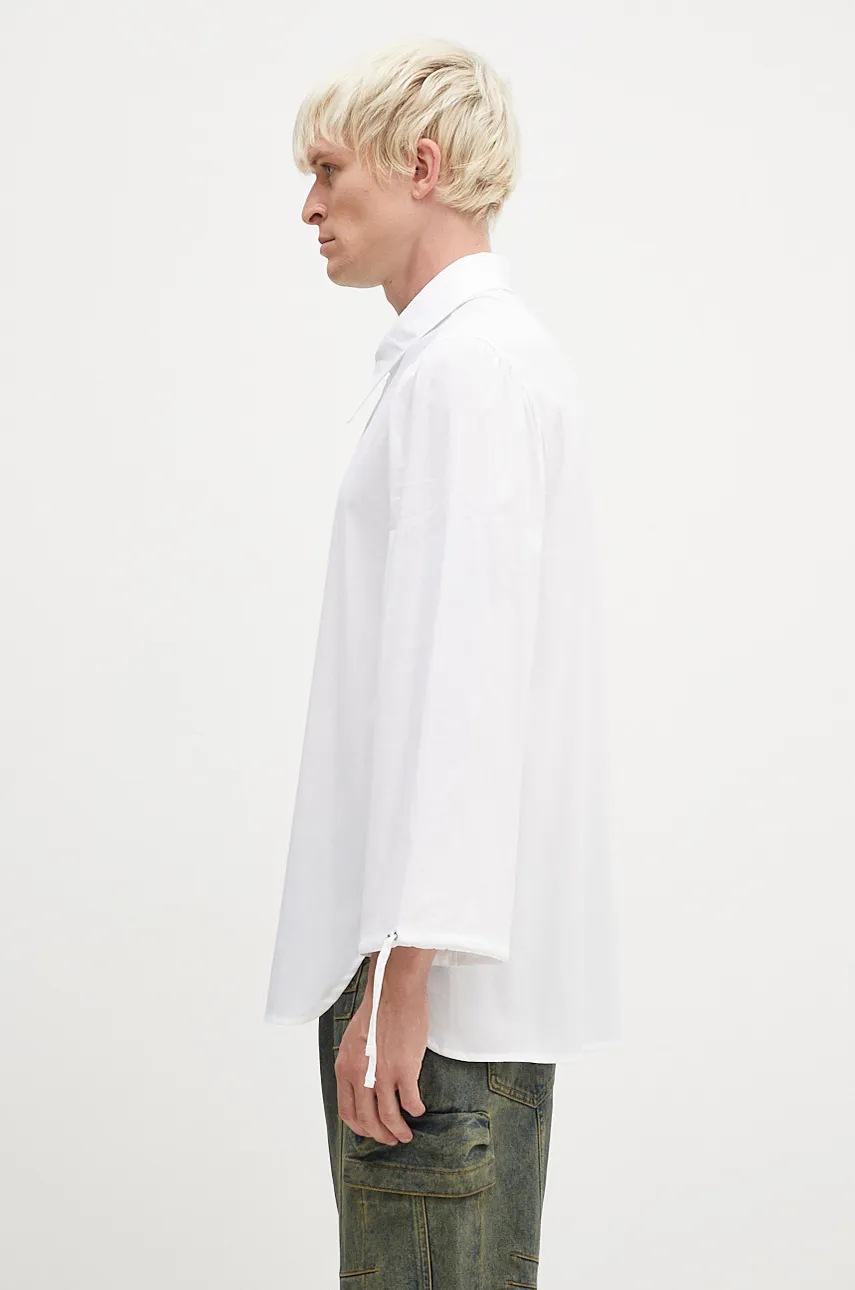 Andersson Bell shirt Bouquet Asymmetric Shirt men's white