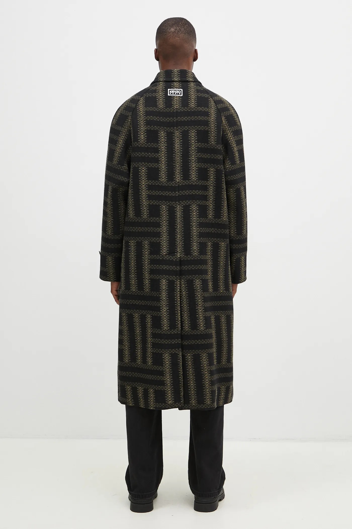 Kenzo wool coat Weave Overcoat PRM EU