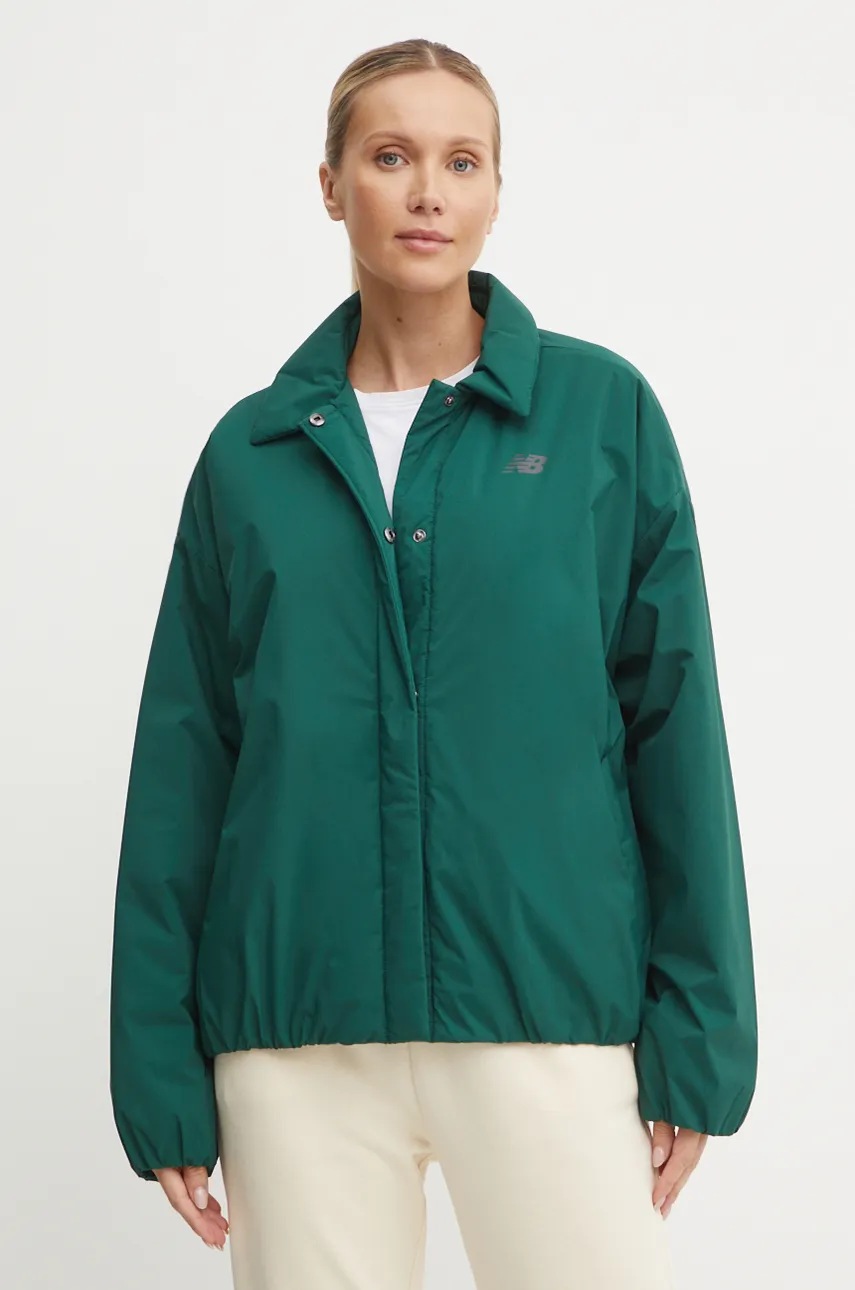 New Balance jacket women s green color WJ43506NWG at PRM US