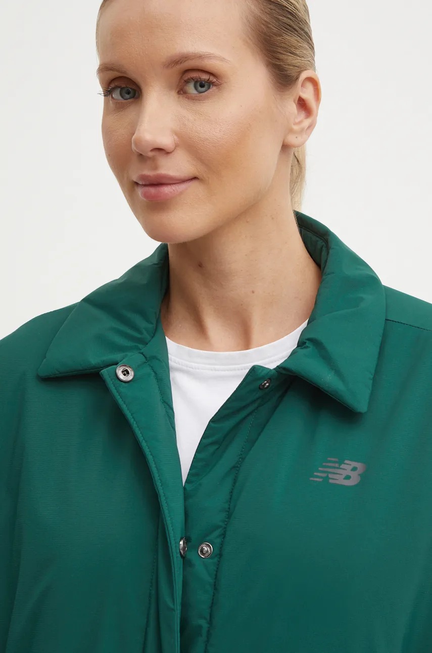 New Balance jacket women's green color WJ43506NWG at PRM US