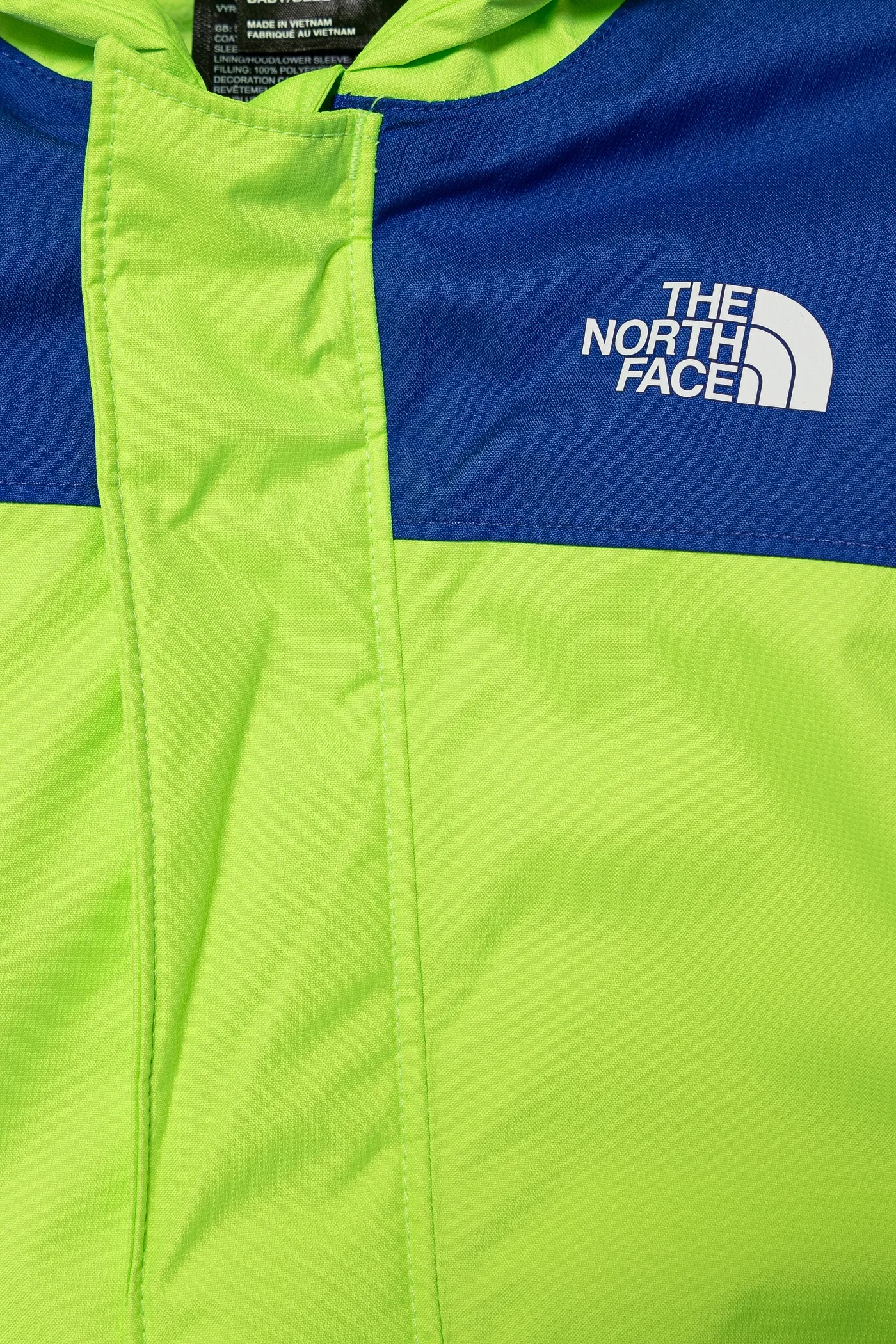 The North Face combinezon bebe BABFREEDOM SNOW SUIT culoarea verde
