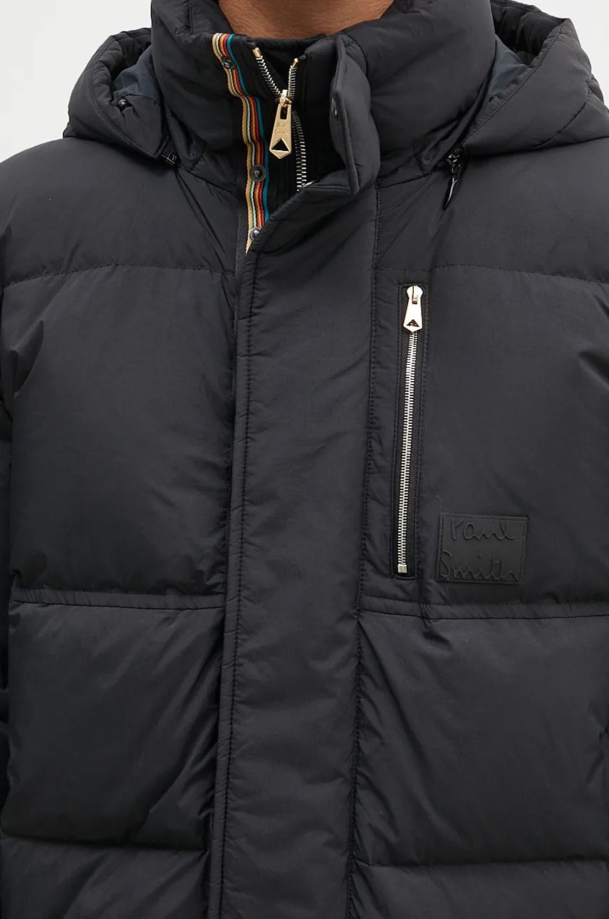 Paul Smith down jacket men's black color M1R-077Z-N02496 at Paul Smith down jacket men's black color M1R-077Z-N02496 at