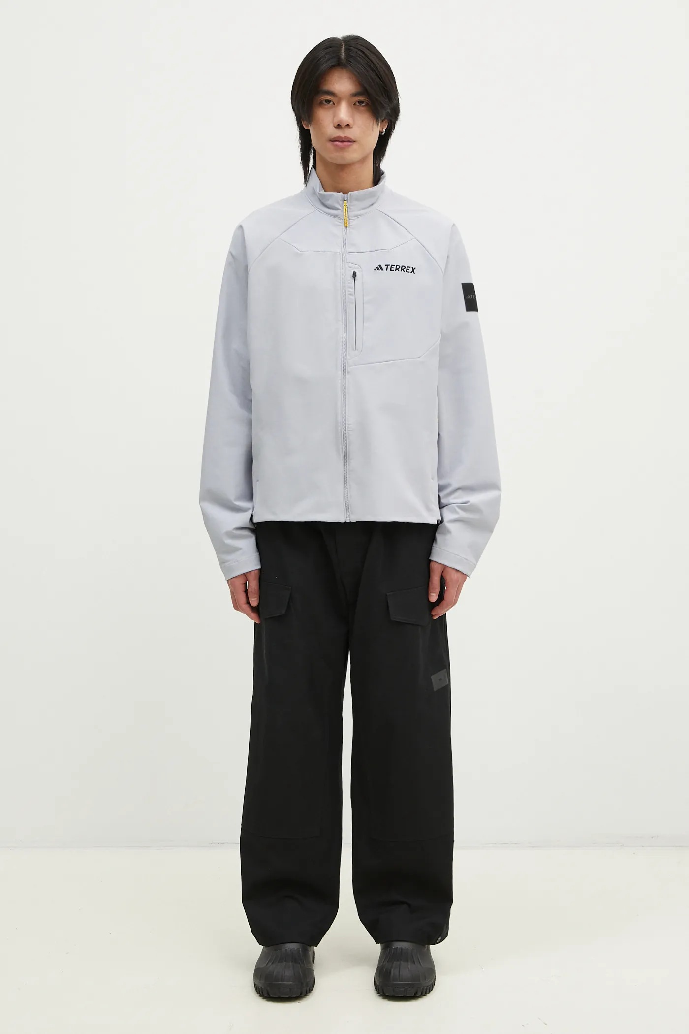 adidas jacket National Geographic Softshell Jacket men's blue