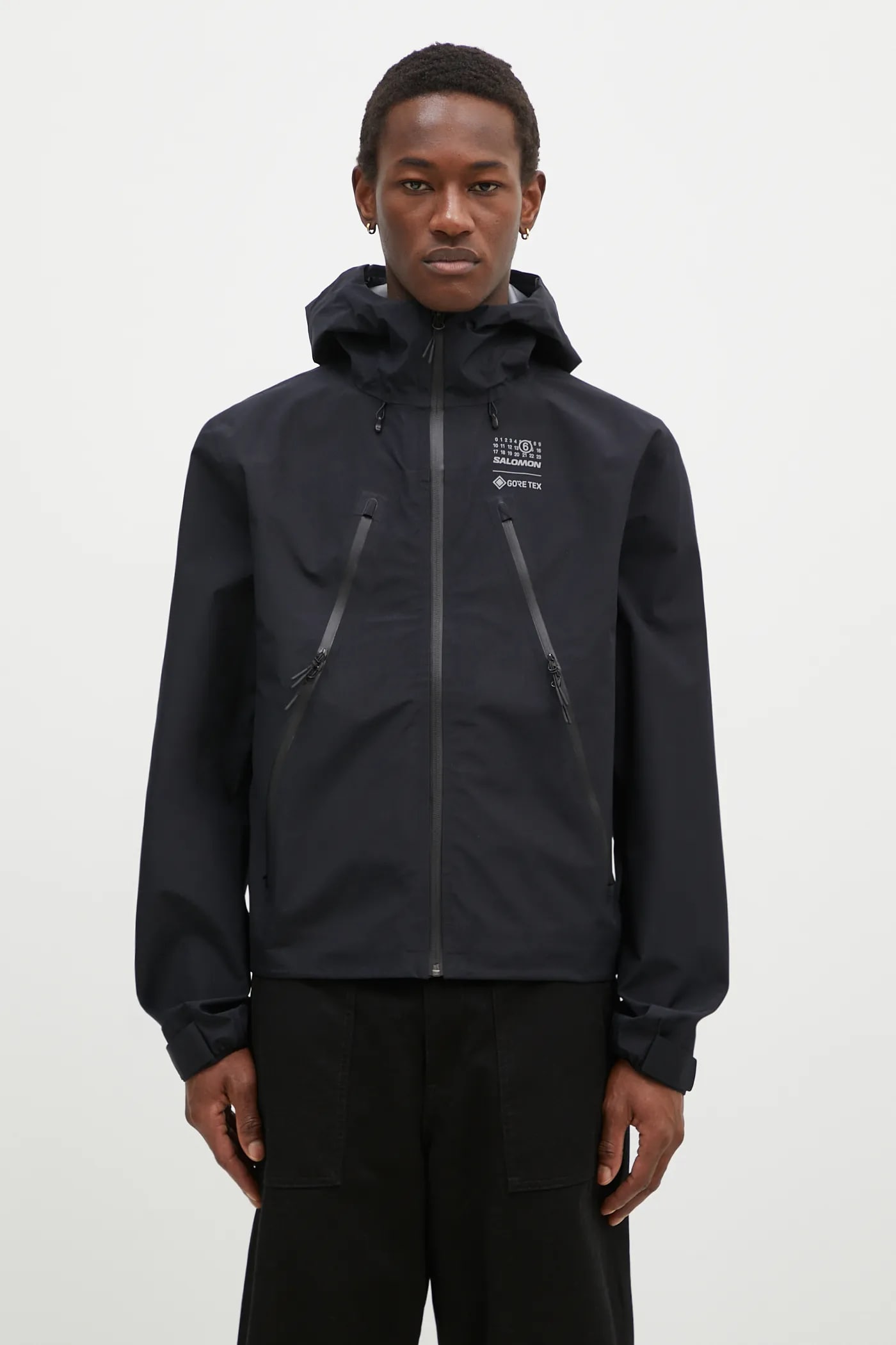 MM6 Maison Margiela rain jacket x Salomon men's black color