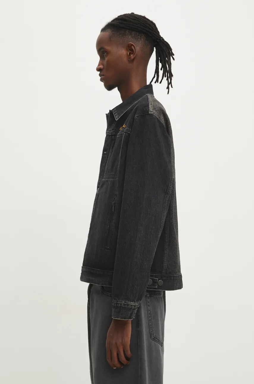 Undercover denim jacket x Twin Peaks men's black color Undercover denim jacket x Twin Peaks men's black color
