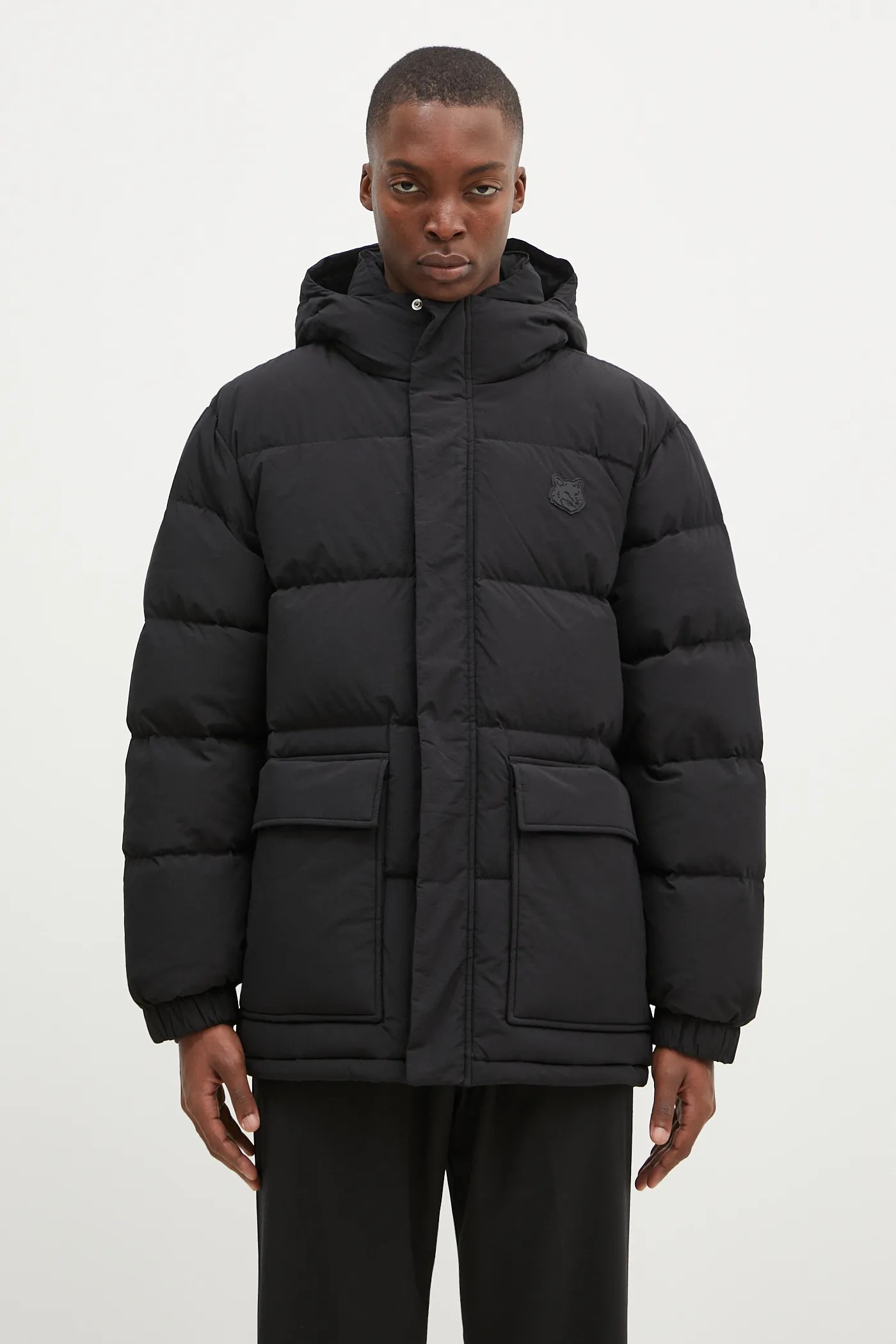 MAISON KITSUNE｜DOWN JACKETS (PUFFER JACKET (NW02202WQ40 Maison Kitsuné down jacket Puffer men's black color