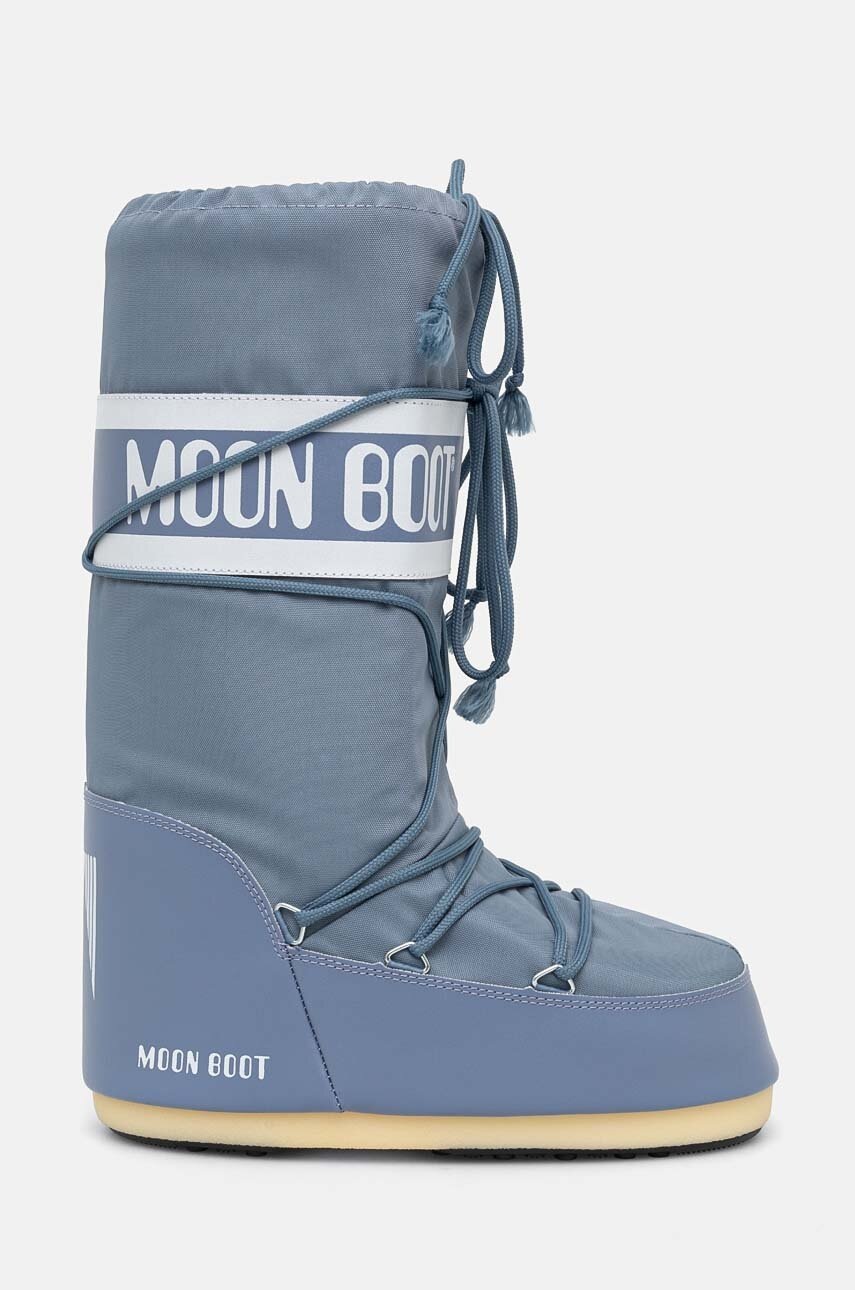 Moon Boot snow boots MB ICON NYLON blue color 80D1400440 H004 at