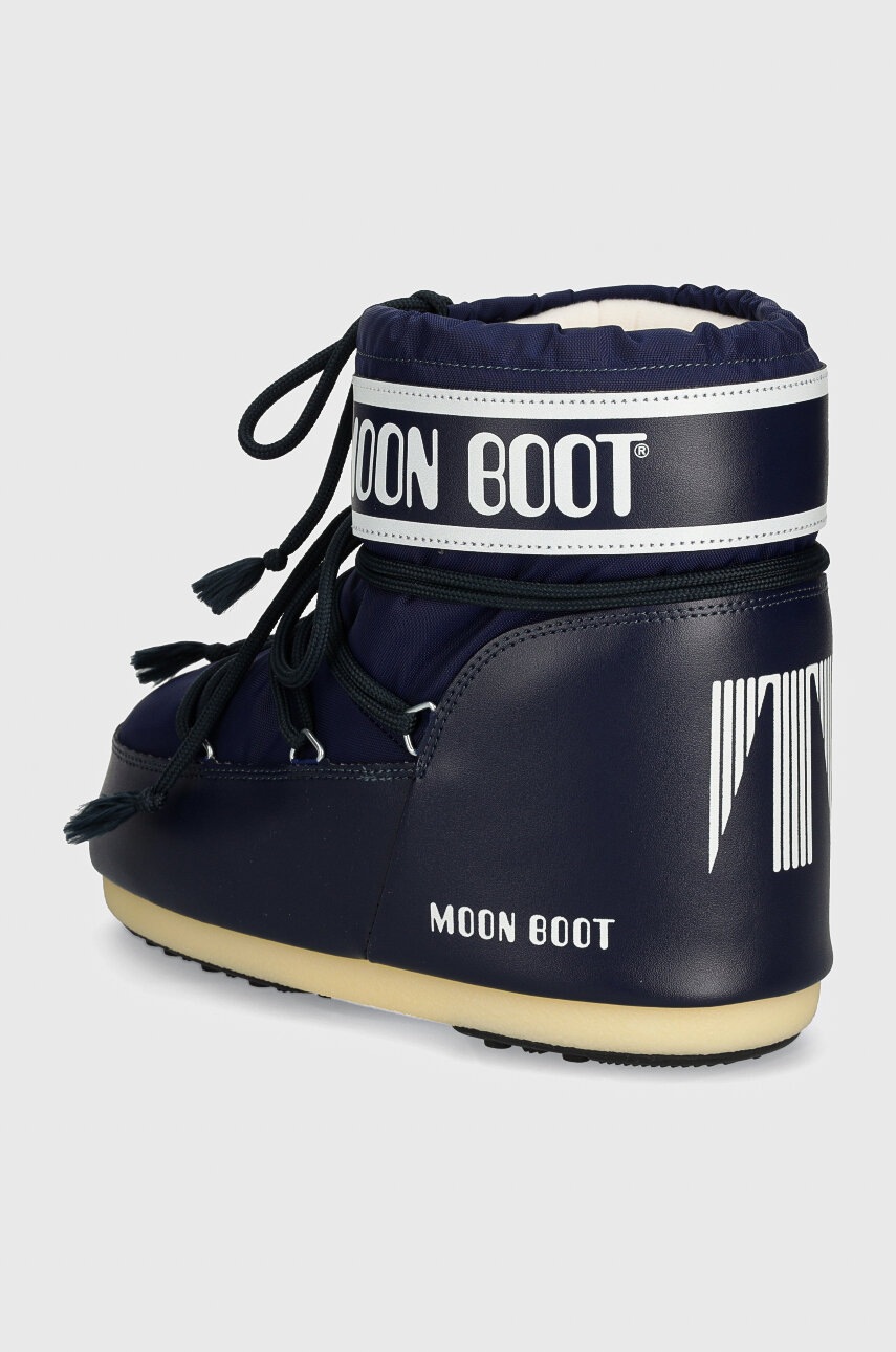 Moon Boot snow boots MB ICON LOW NYLON navy blue color 80D1409340