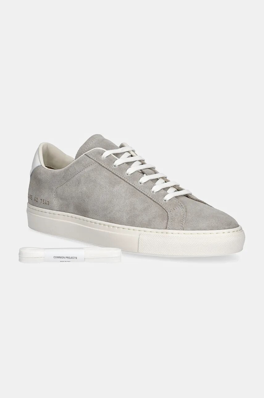 Common Projects suede sneakers Retro in Suede gray color 2435.7543 at PRM US