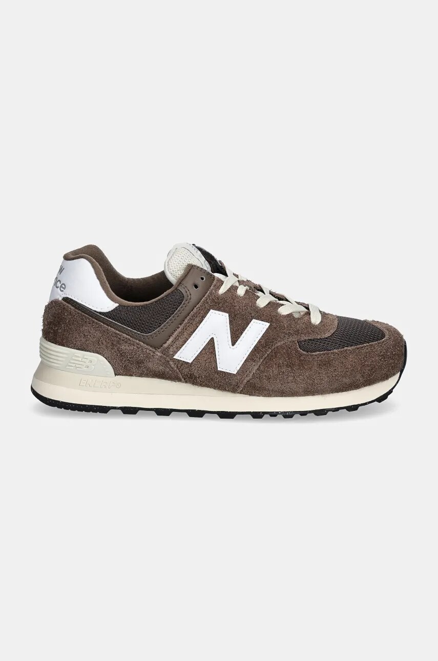 New Balance sneakers 574 brown color U574RBI at PRM US