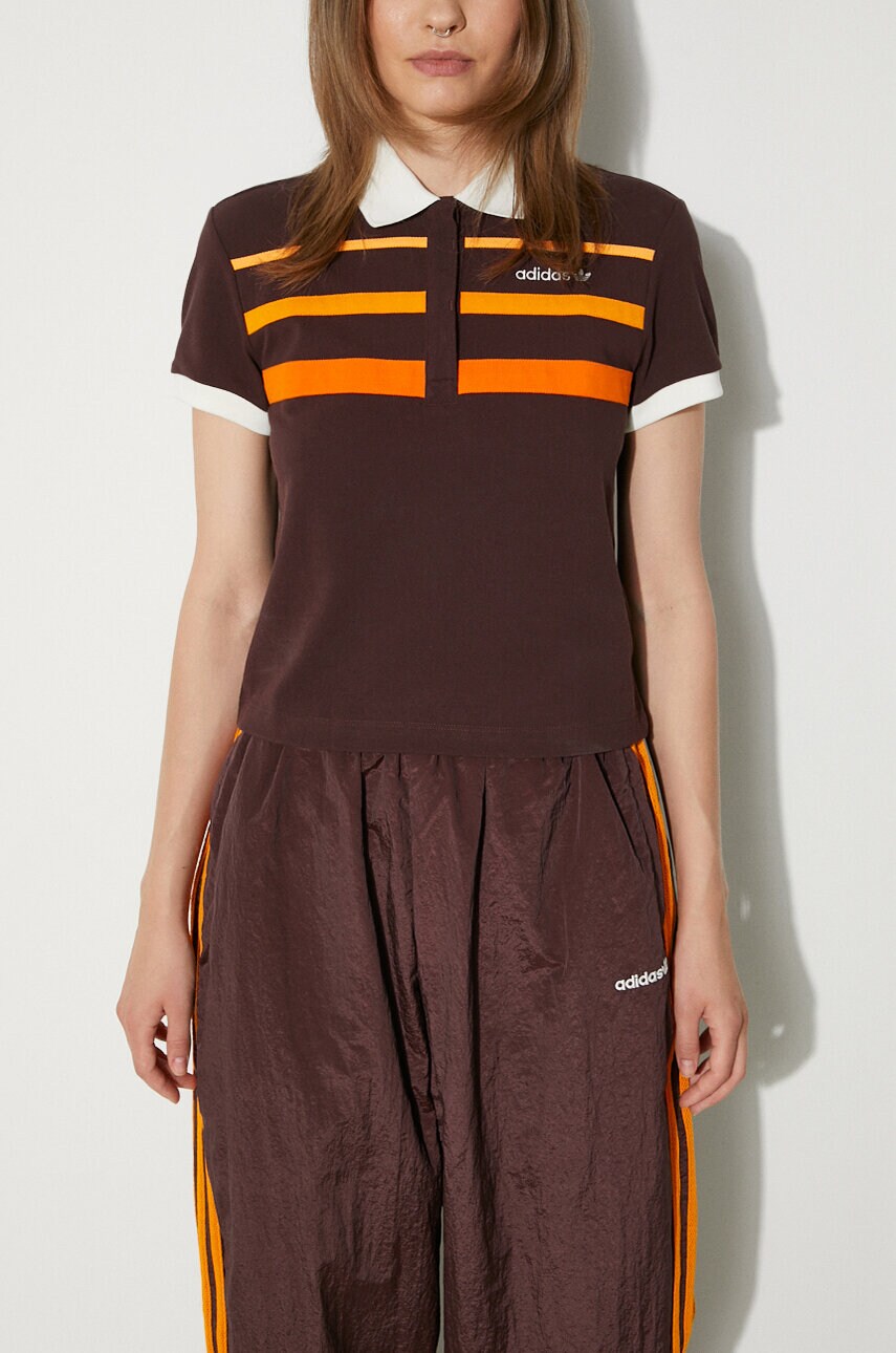 adidas '80s Premium 3-Stripes Archive Mock Mesh Polo Shirt
