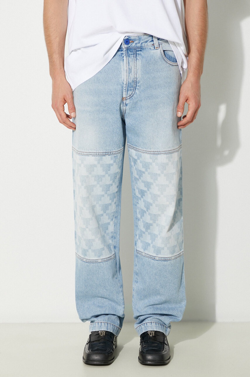 キッズ用ボトムス Marcelo Burlon flare split cuffs trousers Marcelo Burlon(マルセロバーロン) Polyamid Side Line Pants