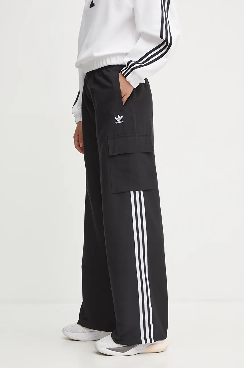 adidas Originals spodnie 3S CARGO PANTS damskie kolor czarny