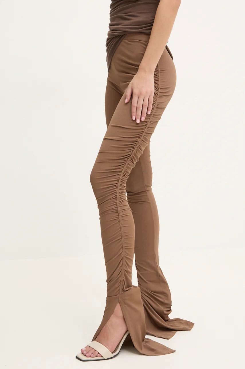 パンツ RICK OWENS Women Straight Pants RP02C1303 BROWN Rick Owens Pants for Women - Shop on FARFETCH