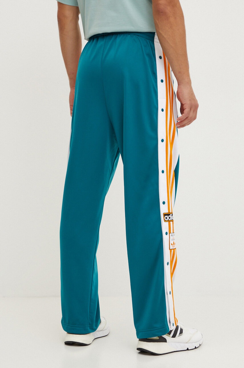 teal adidas pants