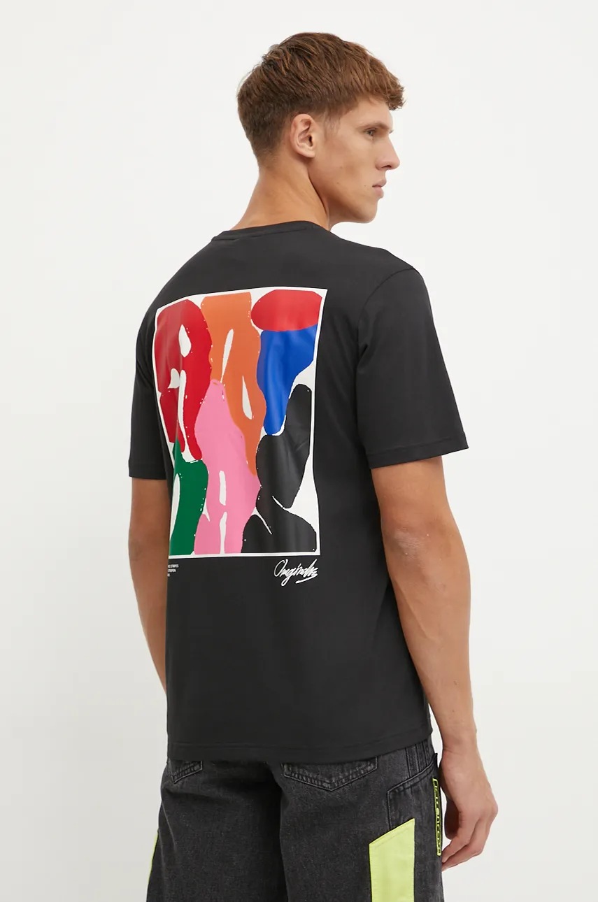 adidas Originals t-shirt Ts Fashion Arty men's black color