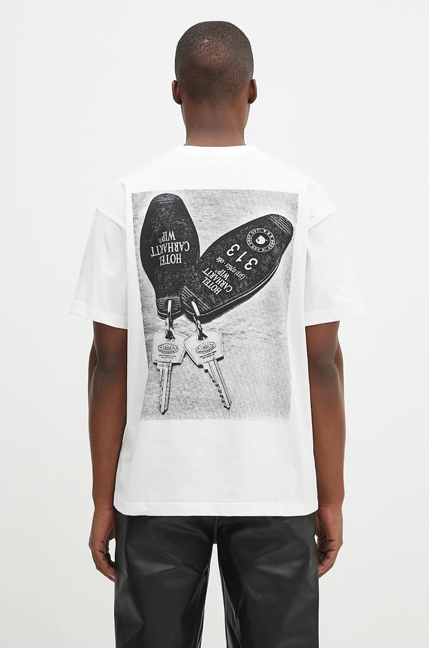 Carhartt WIP cotton t shirt S S Hotel Keys PRM EU