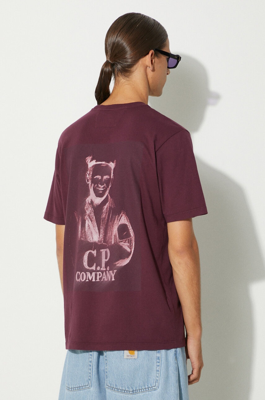 C.P. Company cotton t-shirt 24/1 Jersey Pencil Effect