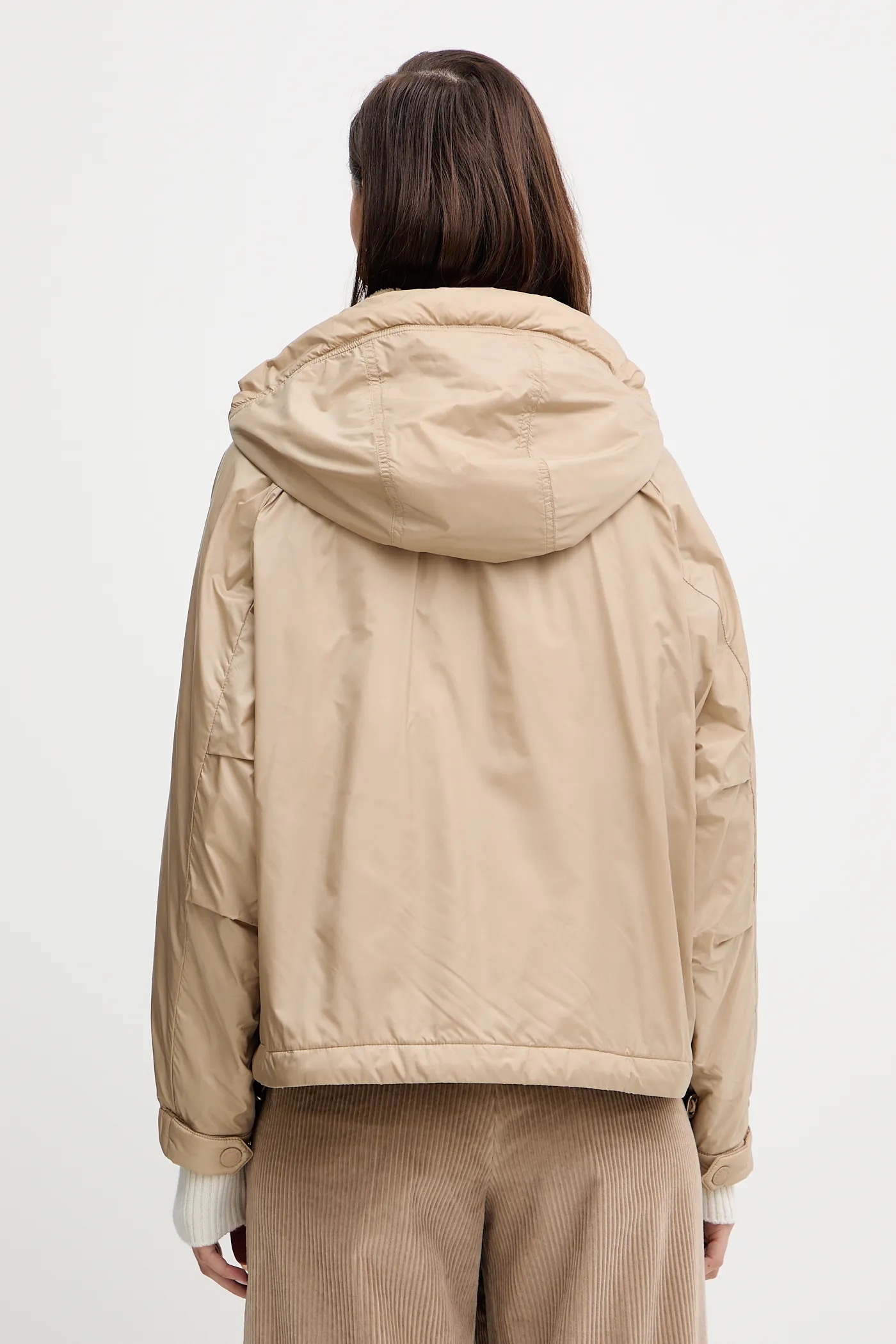 Weekend Max Mara kurtka dwustronna ARLES kolor beżowy przejściowa