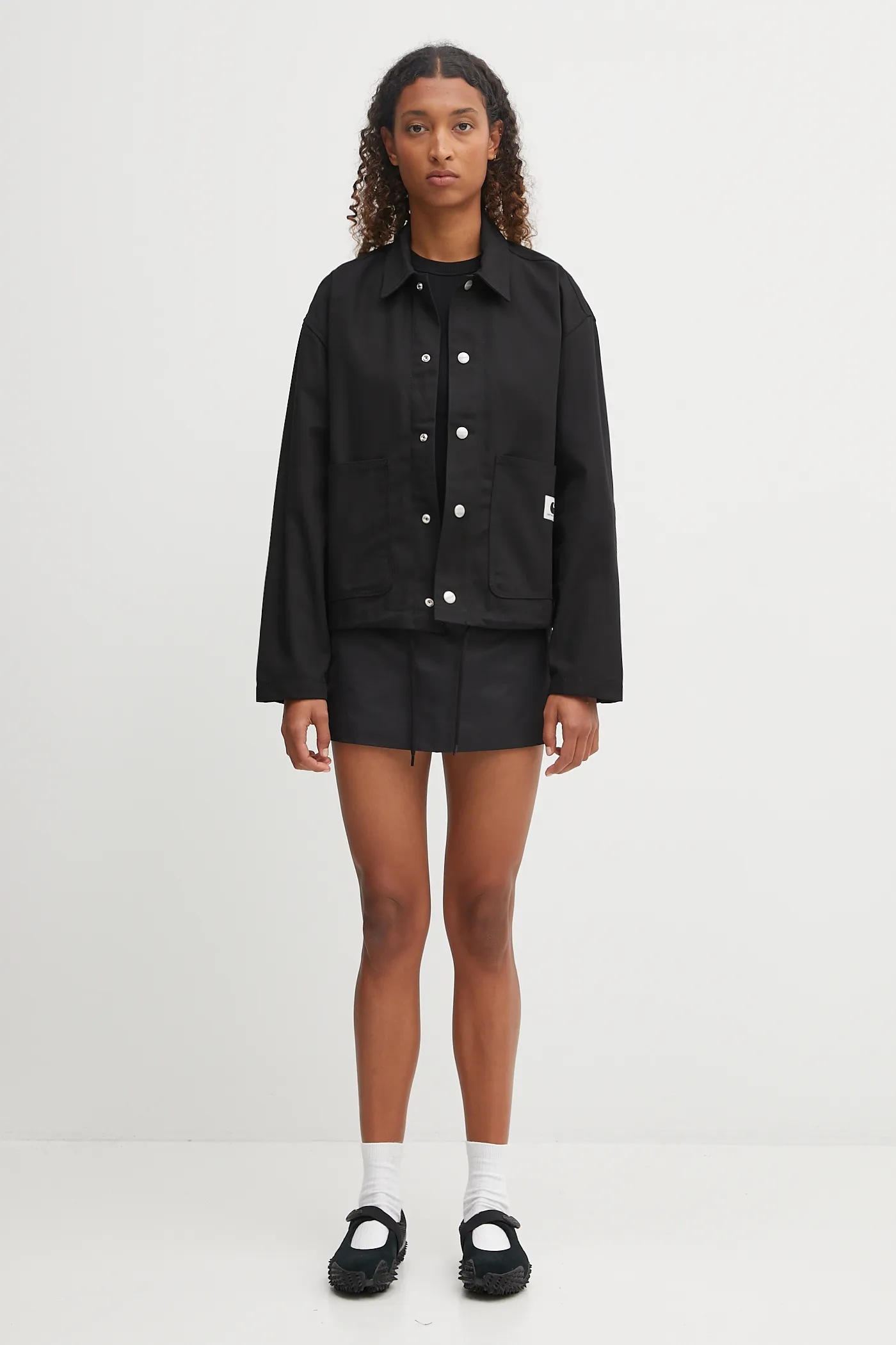 Carhartt WIP jacket W'''''''' Simple Shirt Jac black color I033776