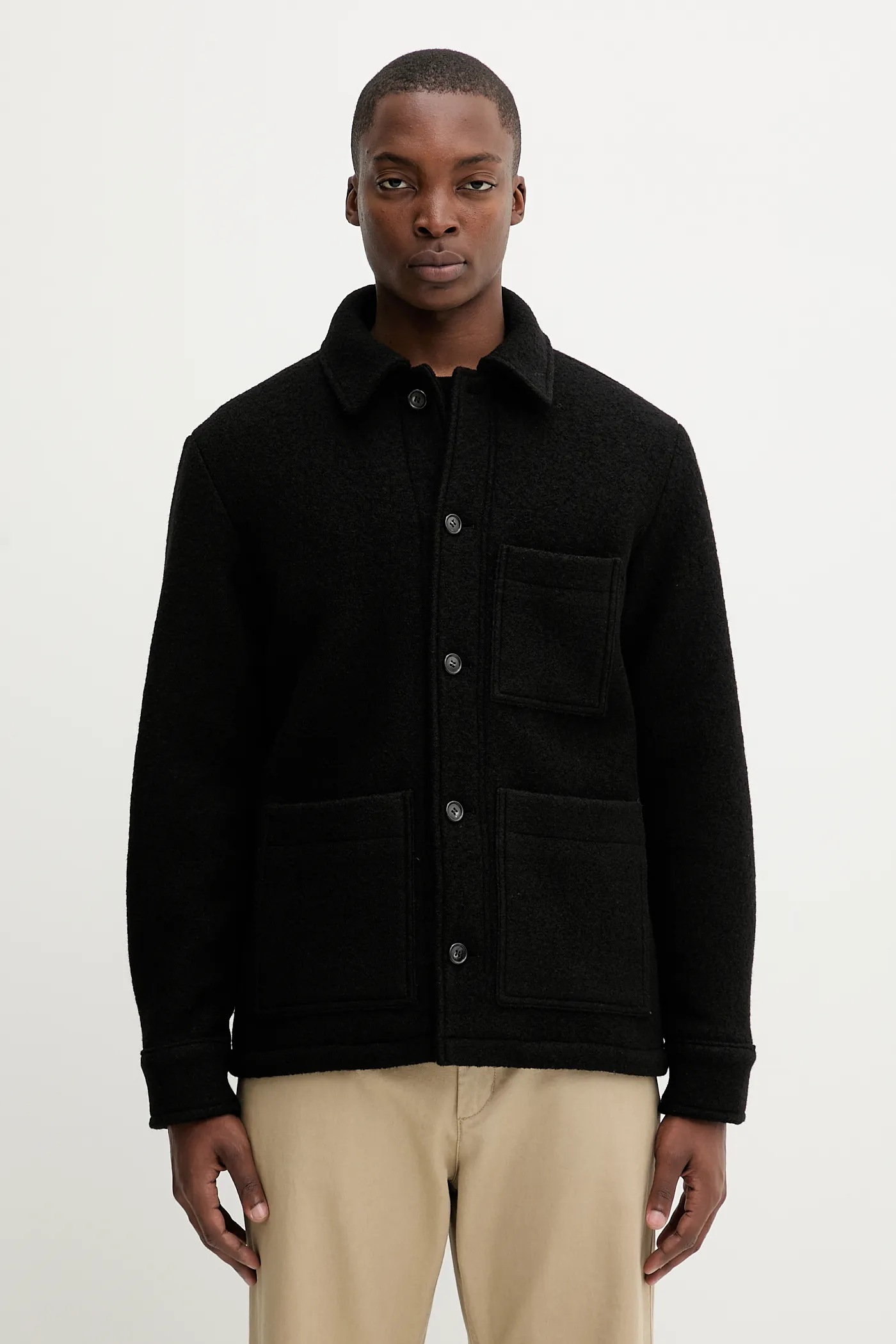 ジャケット・アウター archive A.P.C. France Hooded Wool Jacket AW25-KUM07S-99X_F4.webp?v=