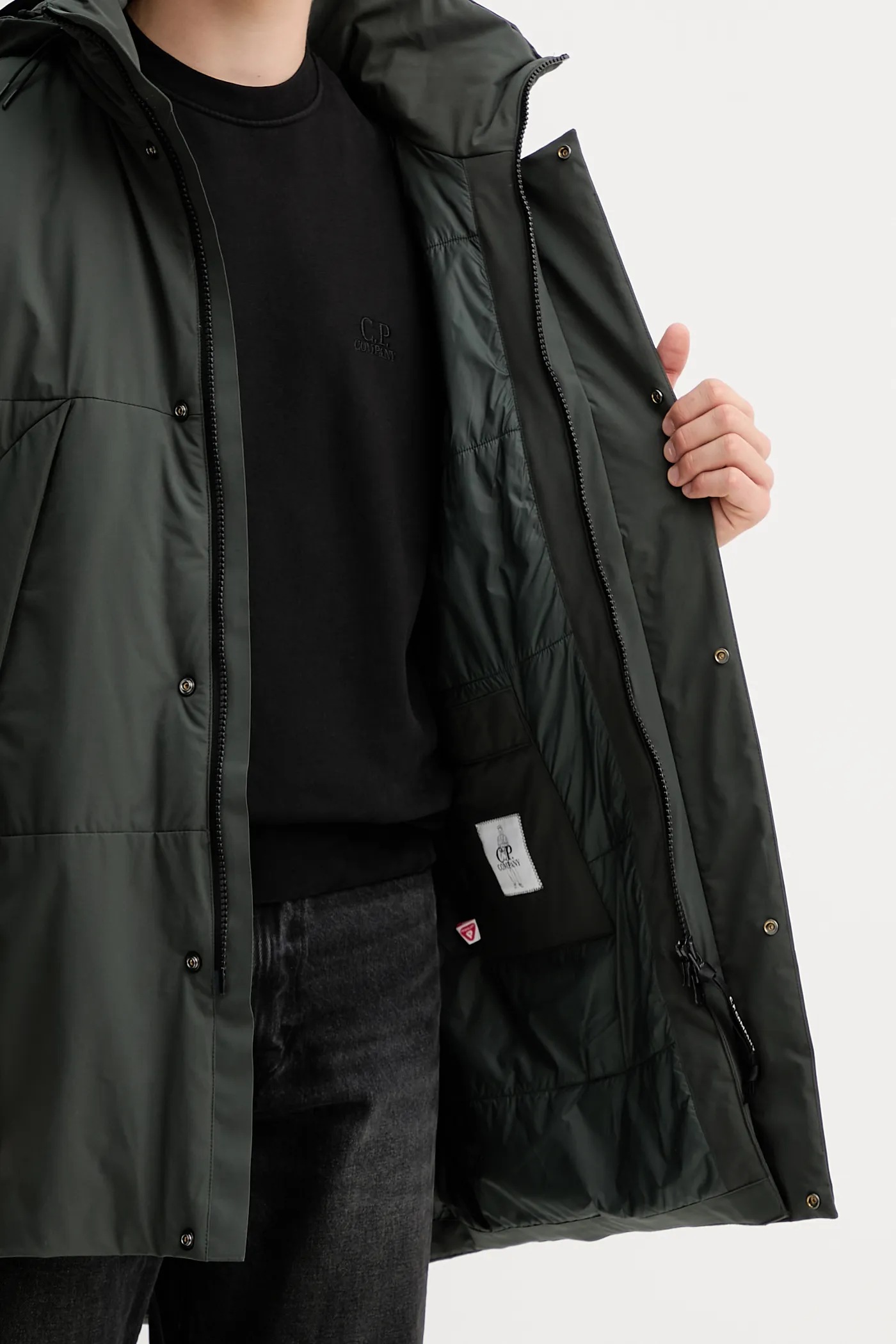 C.P. Company jacket gray color 19CMOW008A110264A at PRM US