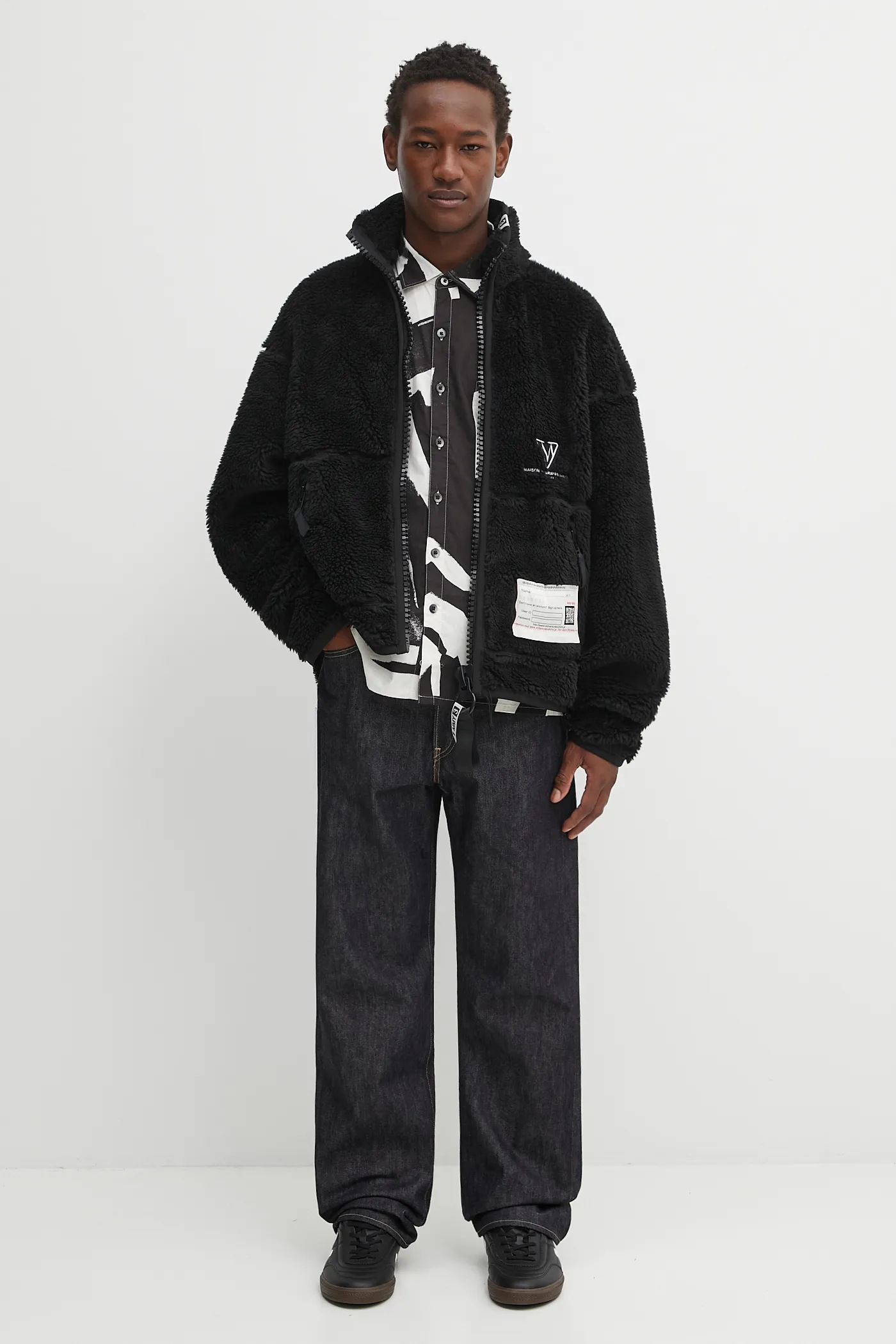 Maison MIHARA YASUHIRO jacket AMATEUR SEWN WIDE BACK BOA black