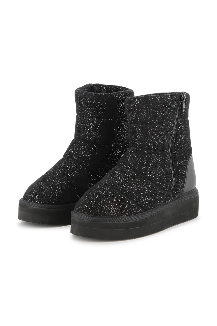 chic  Sukienka z welurowym zdobieniem Kolor czarny - RESERVED