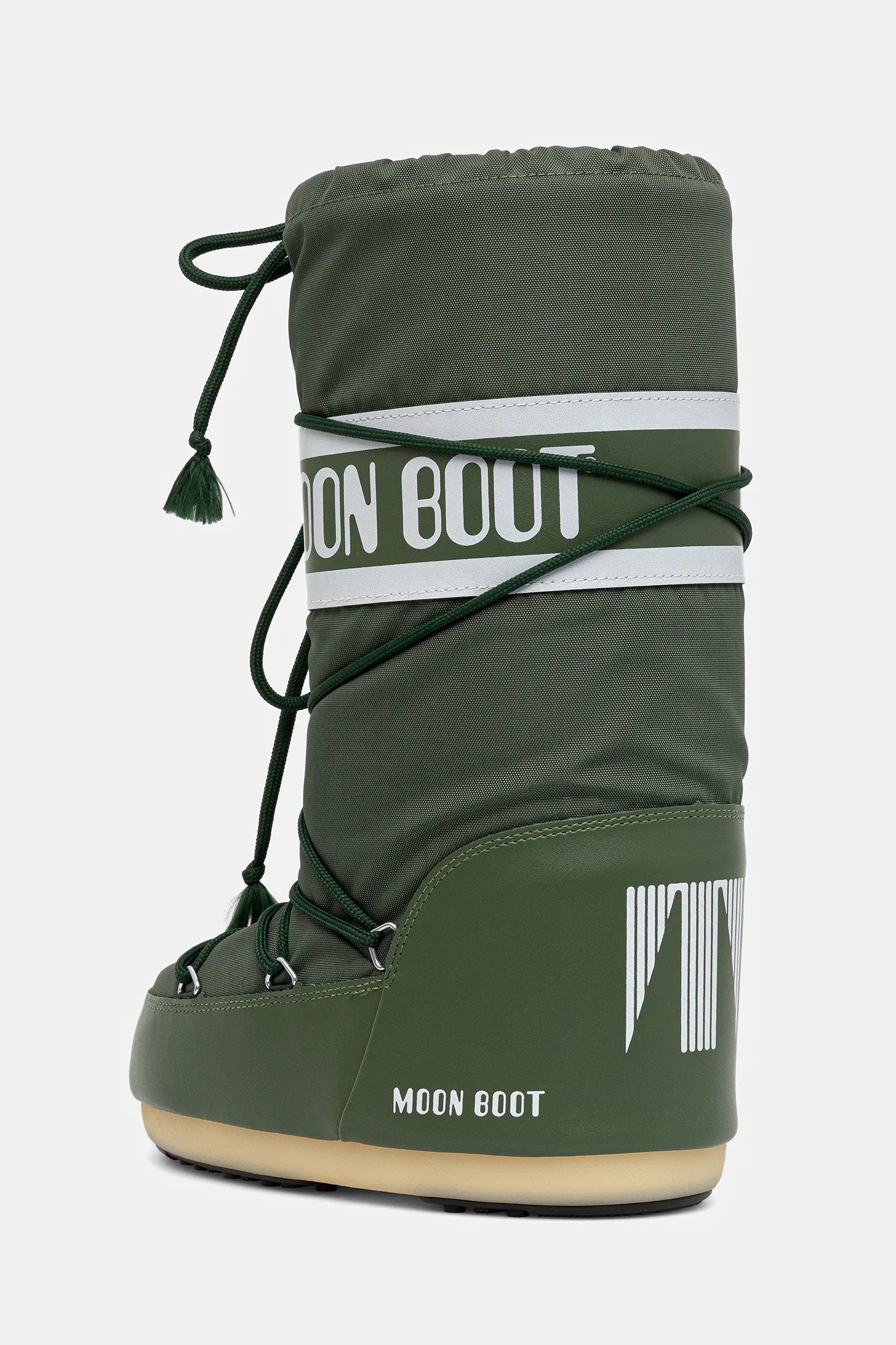 Moon Boot śniegowce MB ICON NYLON kolor zielony 80D1400440