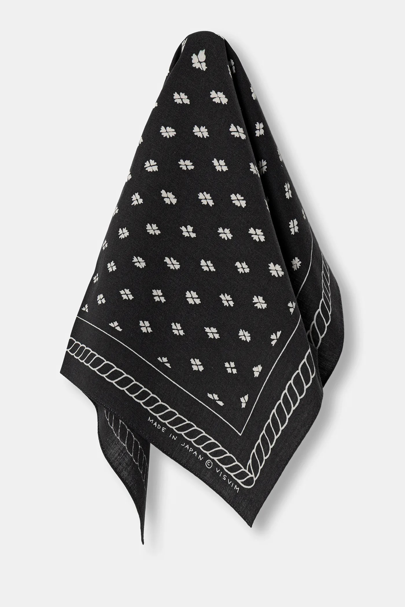 新品 4枚 25ss visvim BANDANA CHAMBRAY BLACK BANDANA (C/SI CHAMBRAY) | Visvim Official North American Web