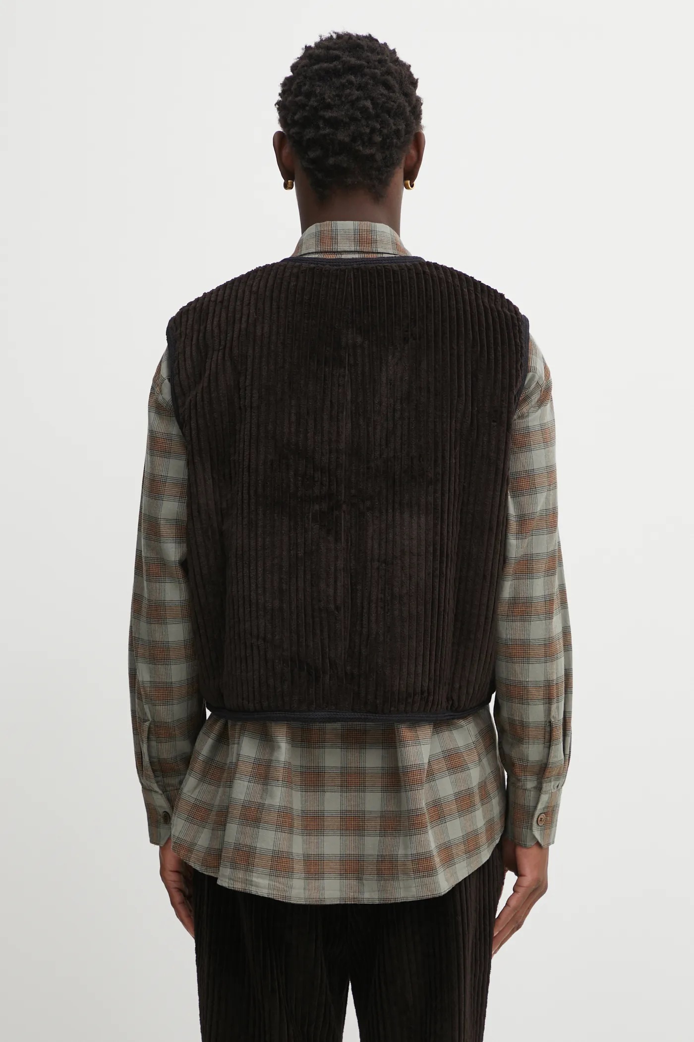 OUR LEGACY RUGRAT VEST グレー Our Legacy - Rugrat Vest Slate Grey Faux Isle