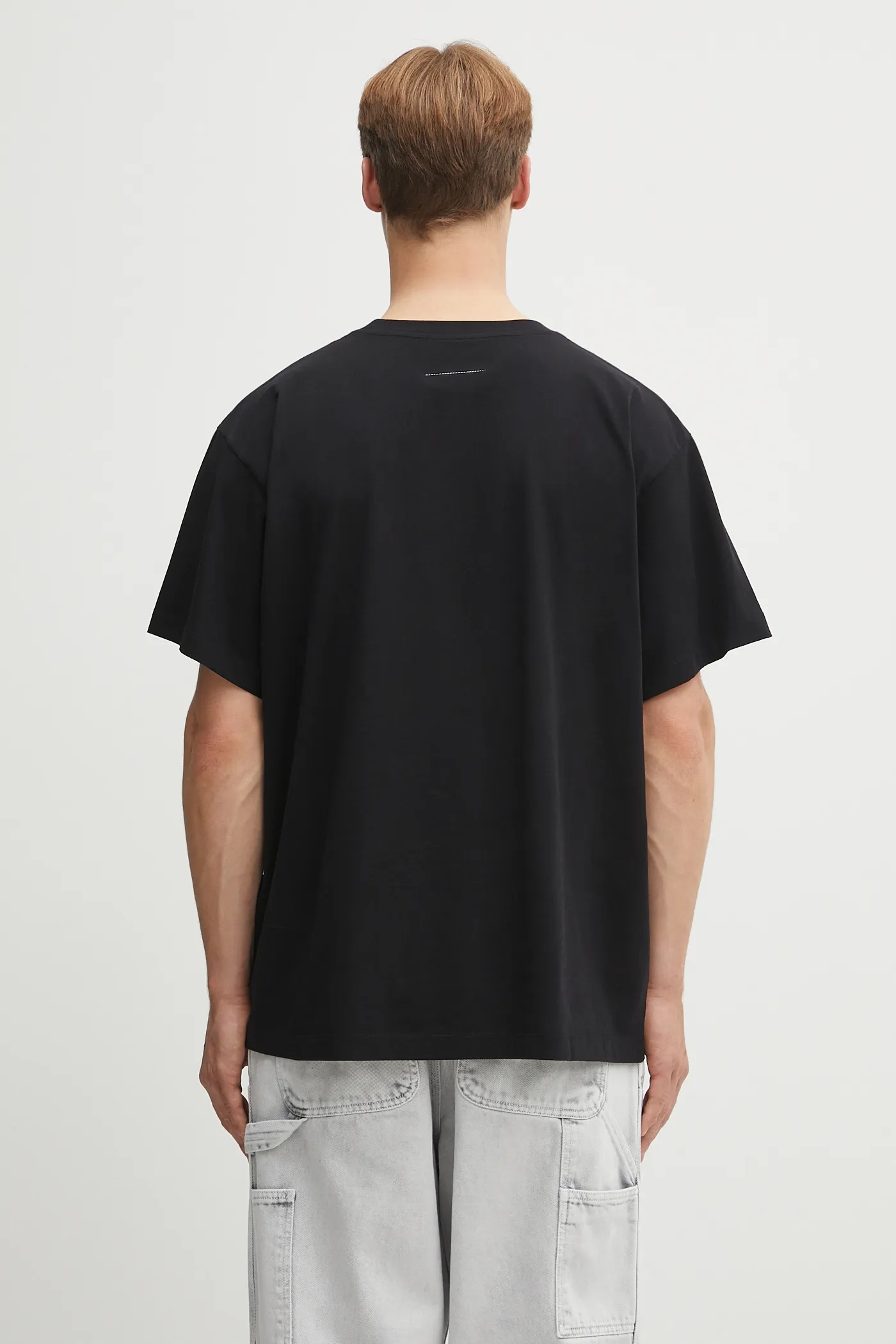 シャルボン　Tシャツ　チャコール MM6 Tシャツ SH0GC0033 S24312 半袖 カットソー (MM6 Maison