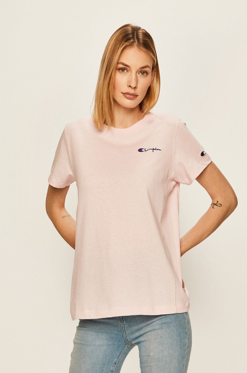 womens pink champion shirt