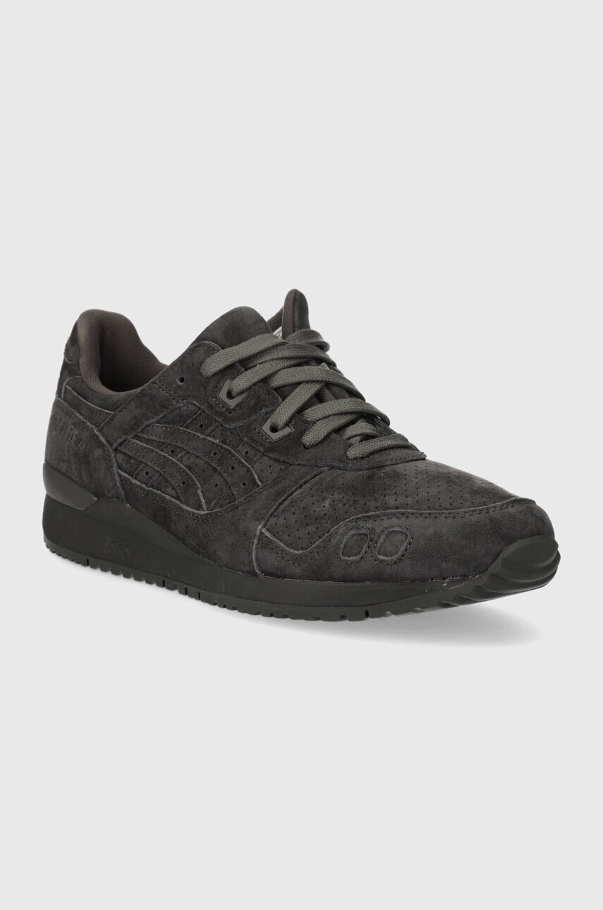 Asics gel lyte black suede cheap