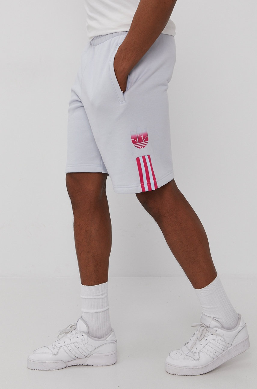 Šortky adidas Originals GN3592 pánske, šedá farba | ANSWEAR.sk