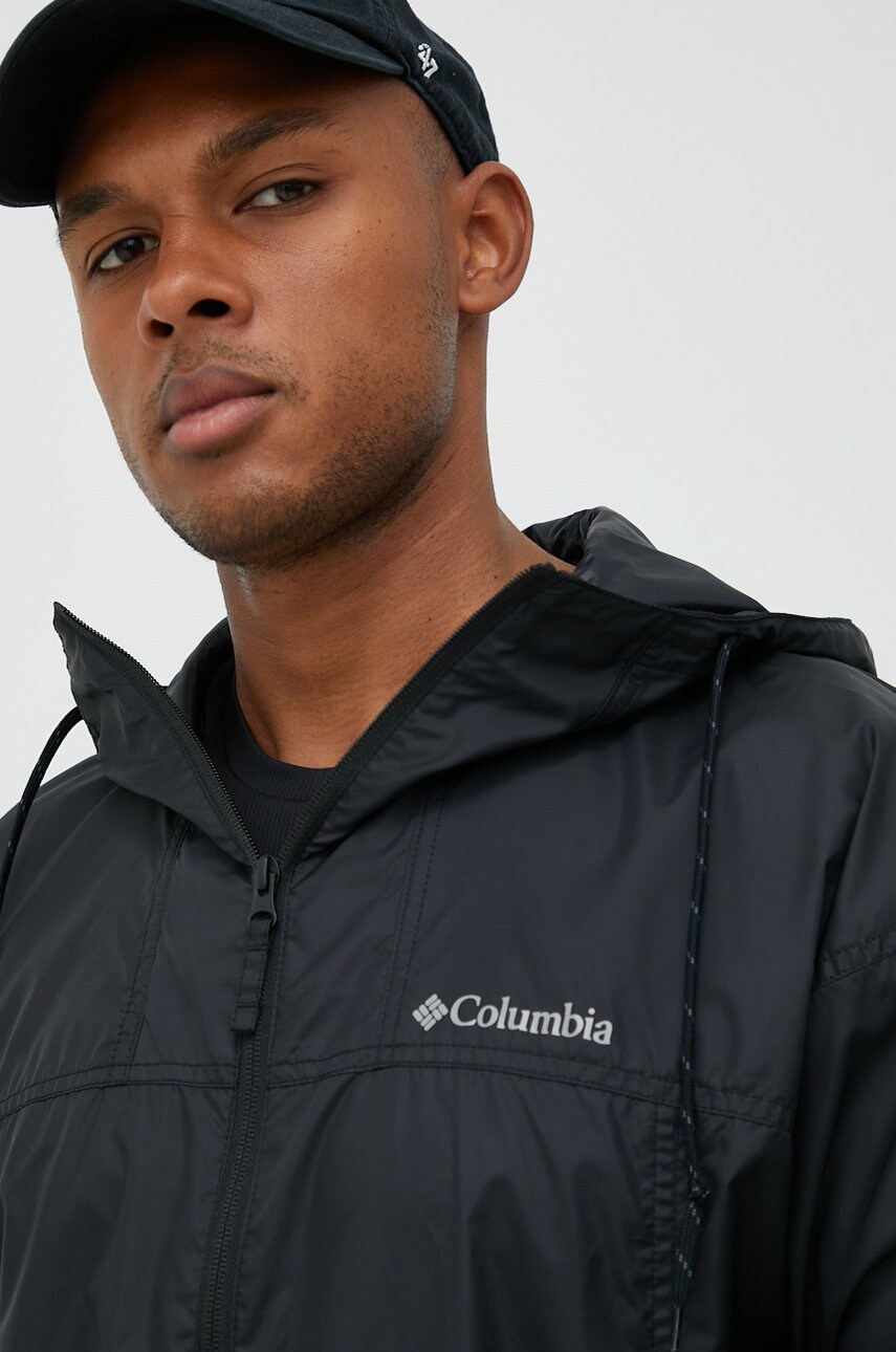 Columbia windbreaker Flash Challenger black color at PRM US Columbia windbreaker Flash Challenger black color at PRM US