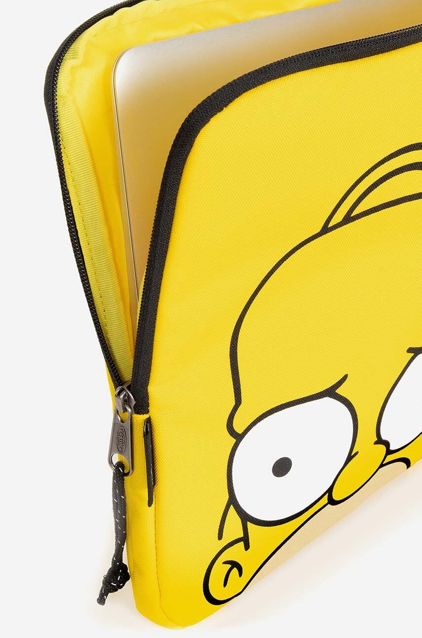 ★TOUT Y EST★ THE SIMPSONS BLANKET M Laptop Pouch Simpson B Eastpak laptop case Estpak x The Simpsons yellow color