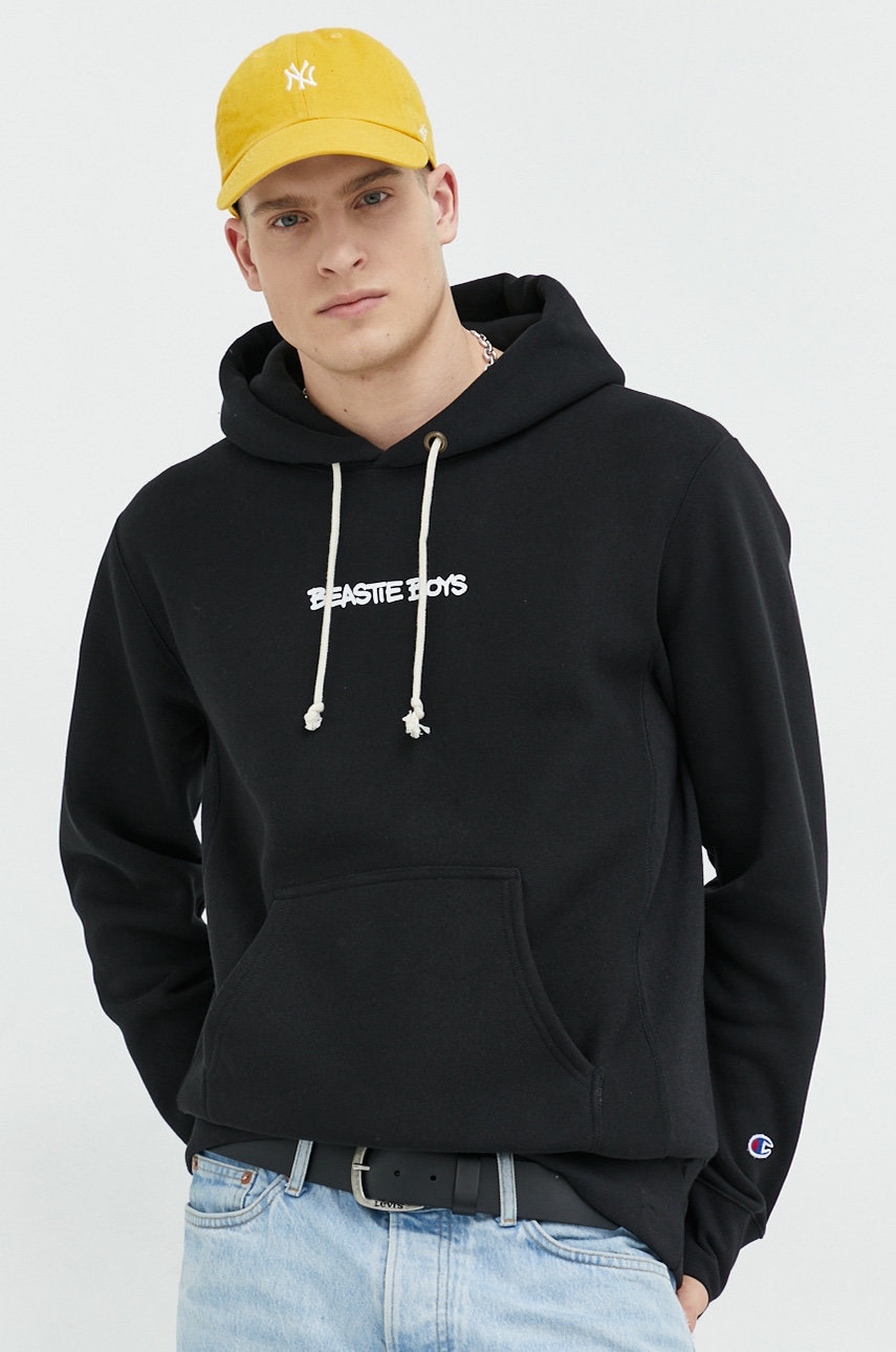 Champion sweatshirt x Beastie Boys men's black color at PRM US