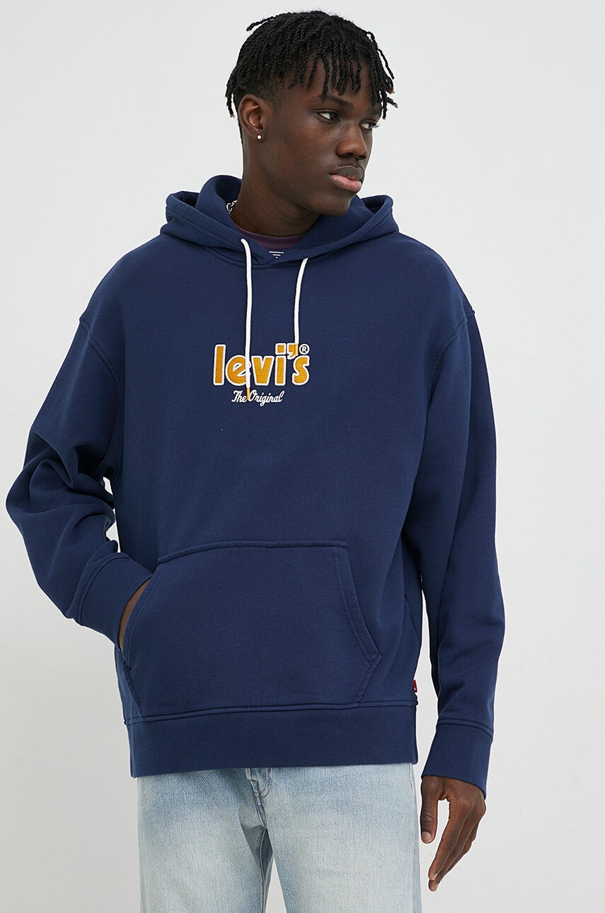 Levis hoodie navy sale