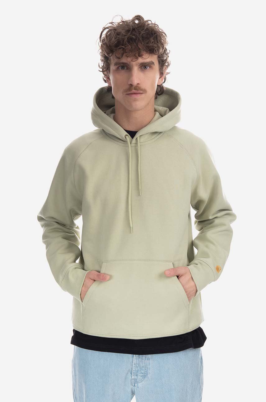 Carhartt WIP sweatshirt Chase men's orange color | buy on PRM