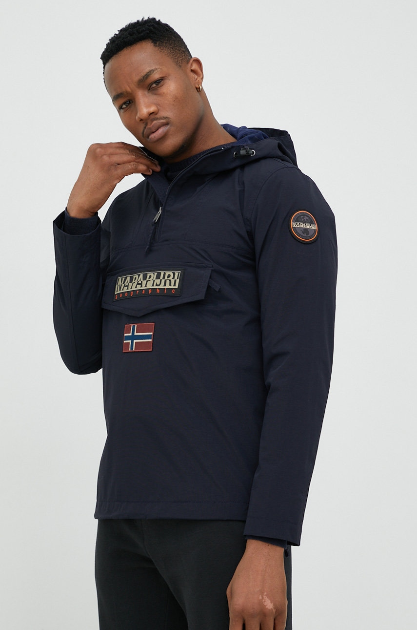 Napapijri jacket men's navy color on PRM