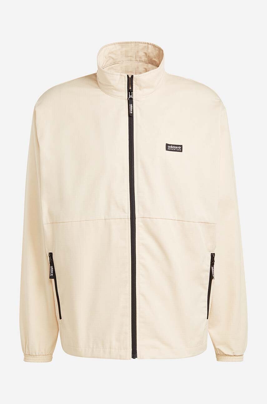 adidas Originals jacket Adventure Nature Awakening Windbreaker men s beige color at PRM US