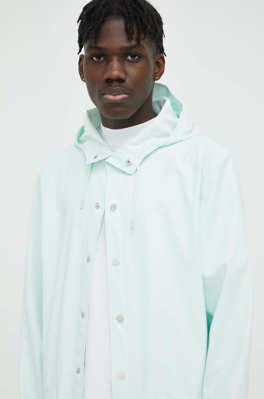 Rains jacket shop dusty mint
