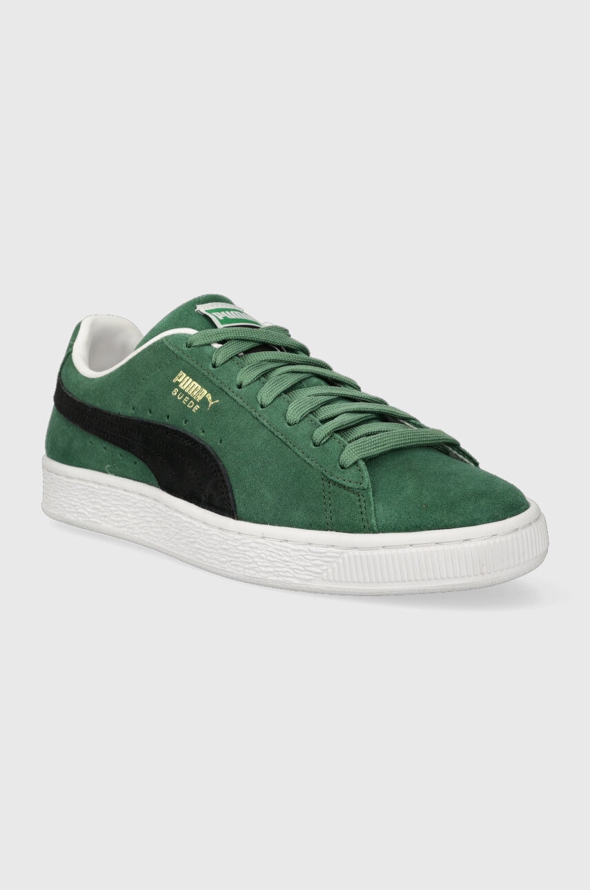Puma suede sneakers Suede Classic XXI green color buy on PRM