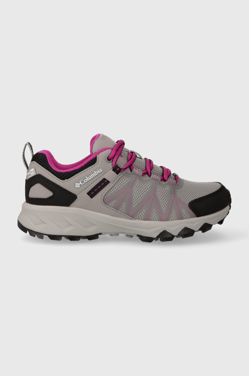 Columbia shoes Peakfreak II Outdry women's gray color at PRM US
