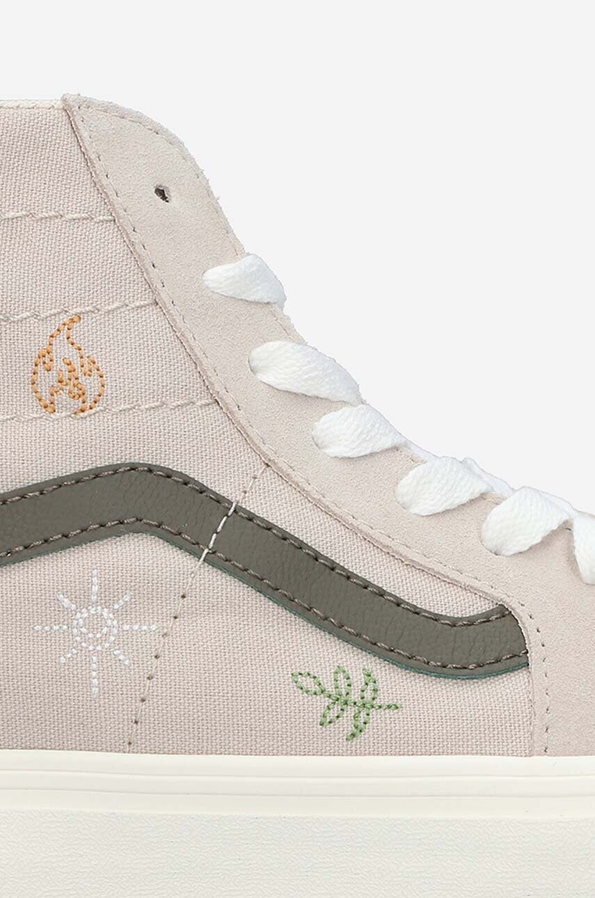 Vans gialle store a scacchi