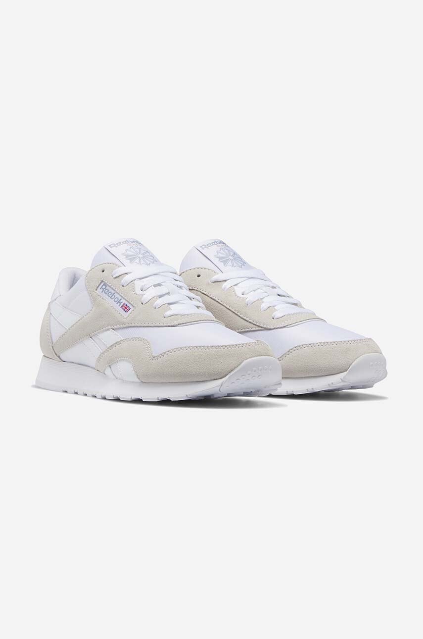 Reebok cl nylon sandstone white Clearance