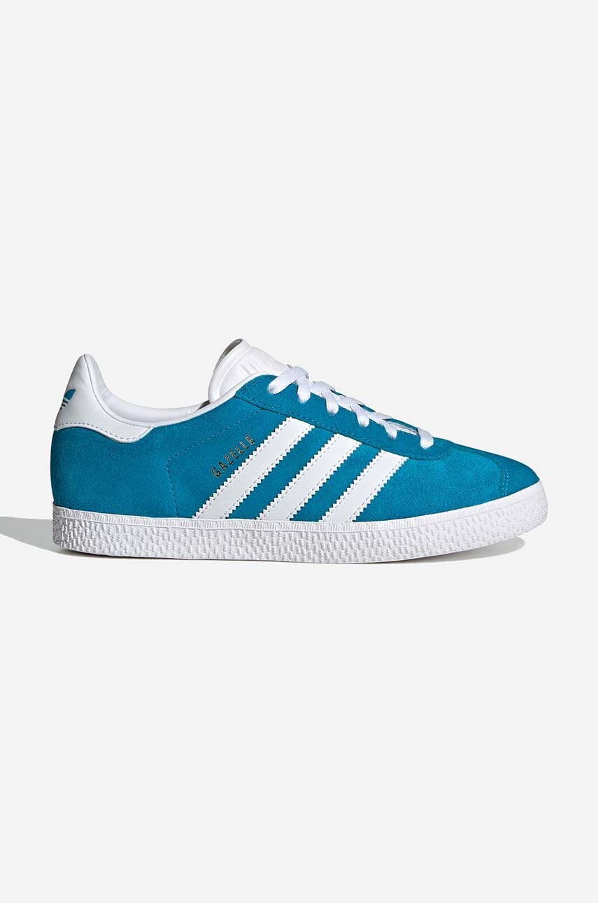 Blue adidas gazelle trainers sales